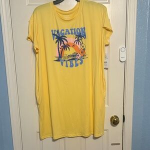 Yellow Vacation Vibes Nightgown